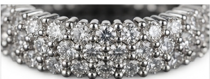 Eternal Sparkle Diamond-Look Eternity Ring