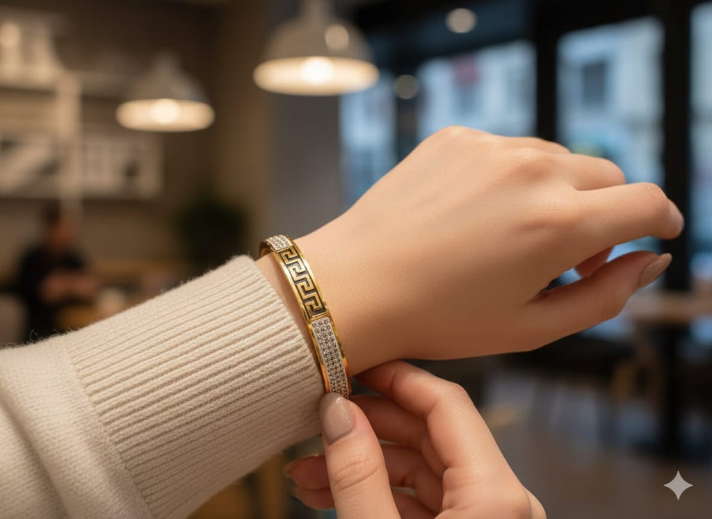 The Gold & Silver Bangle