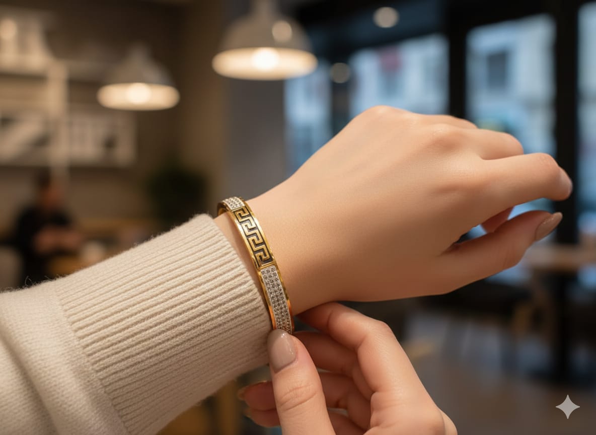 The Gold & Silver Bangle
