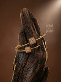 The Radiant Square Gold Bangle