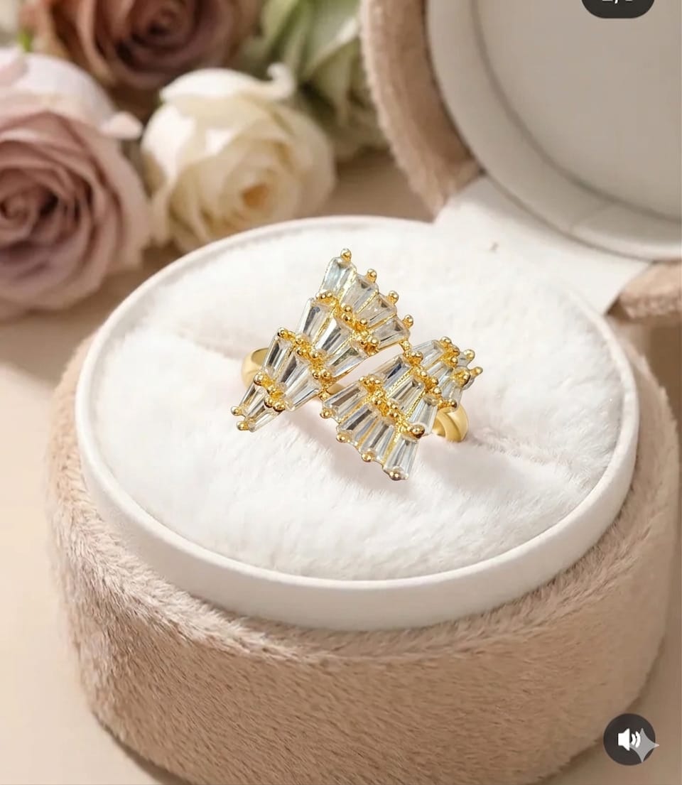 Luxury Gold Cluster Ring