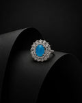Royal Blue Stone Statement Ring