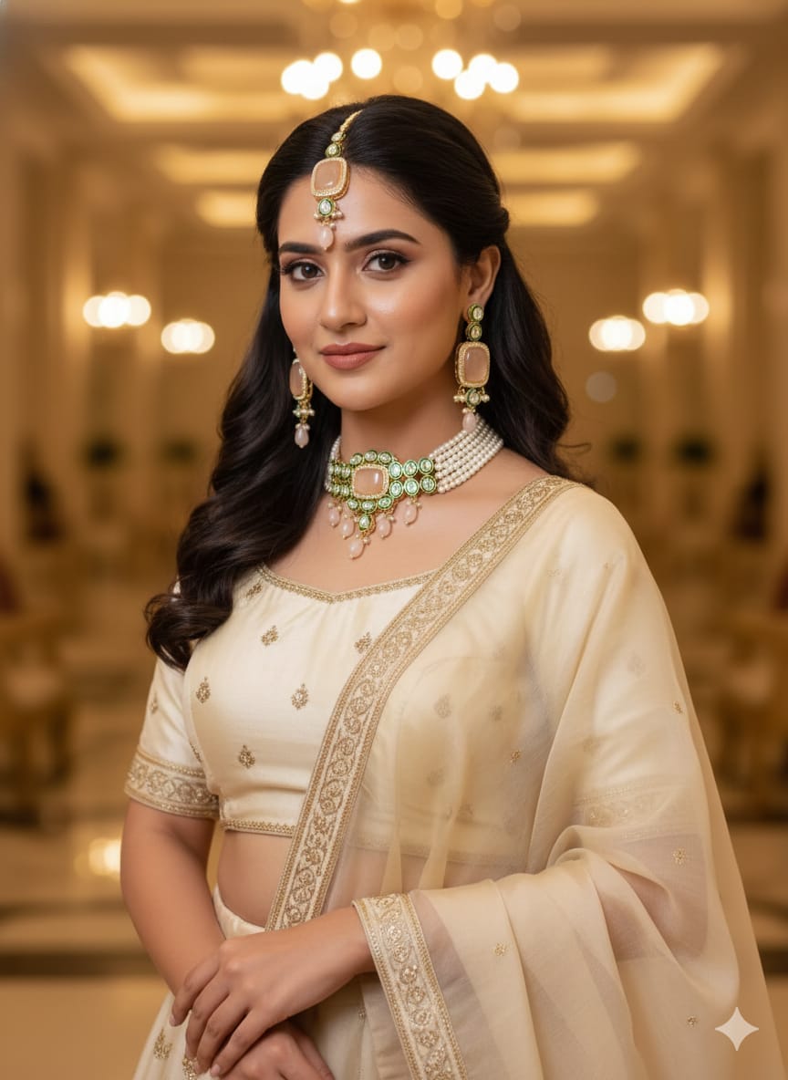 Royal Meenakari Chokar Necklace Set
