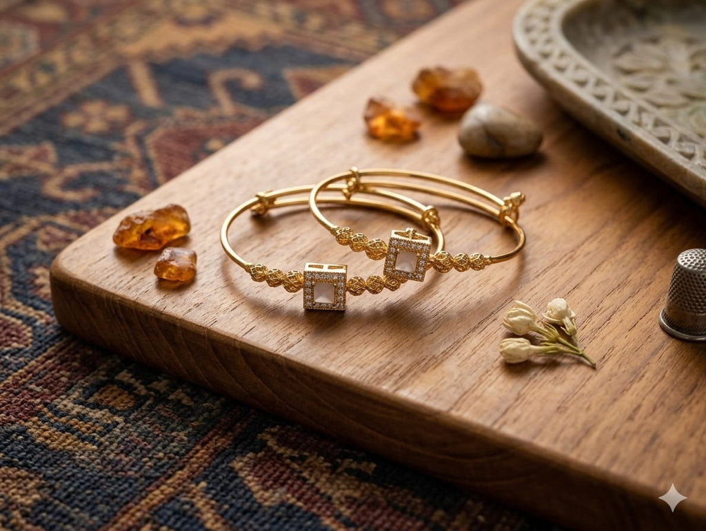 The Radiant Square Crystal Bangle