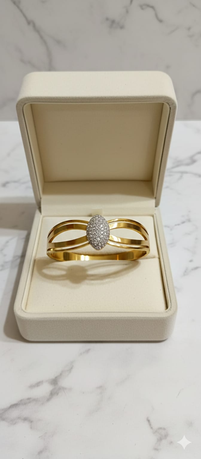 Gold & Silver Traditional Bangle