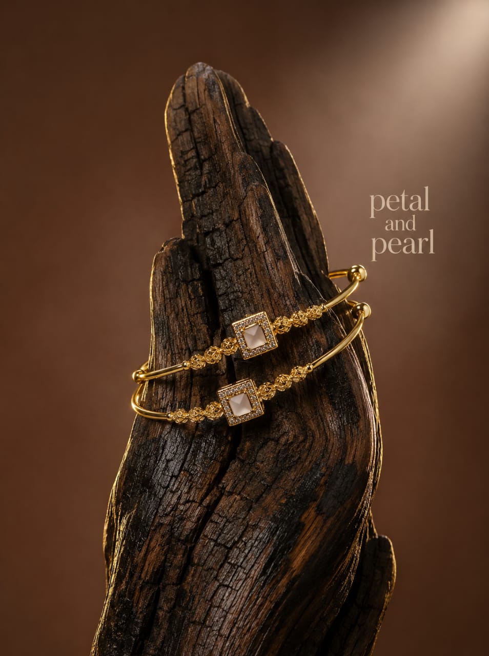 The Radiant Square Crystal Bangle