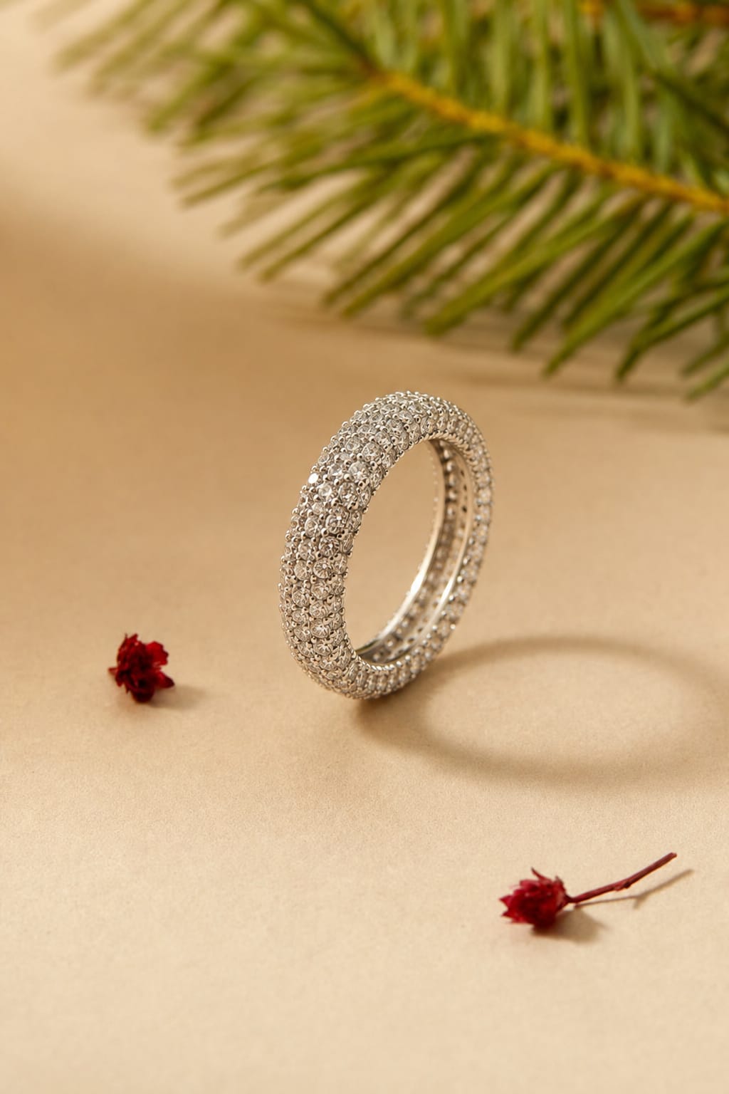 Eternal Sparkle Diamond-Look Eternity Ring